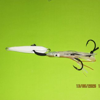 Squid jig 60g 4/0 hooks 75mm skirt